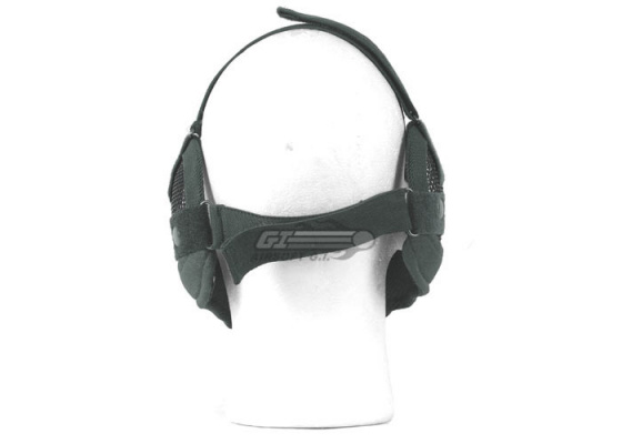 Emerson Tactical Metal Mesh Half Mask w/ Ear Protection ( Foliage )