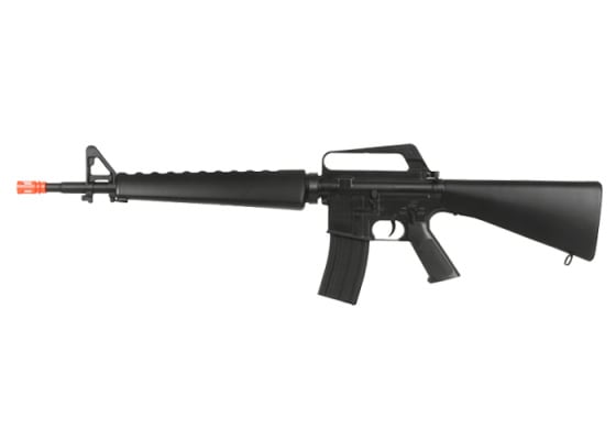 Well M16A2 M16A1 Spring Airsoft Rifle ( Black )