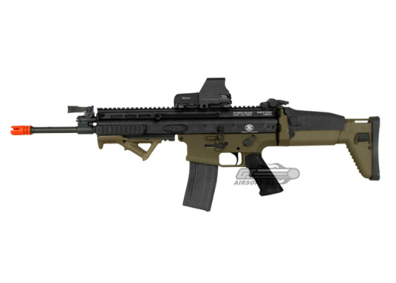 FN Herstal SCAR-L MK16 STD Carbine AEG Airsoft Rifle by VFC ( Tan / Black )