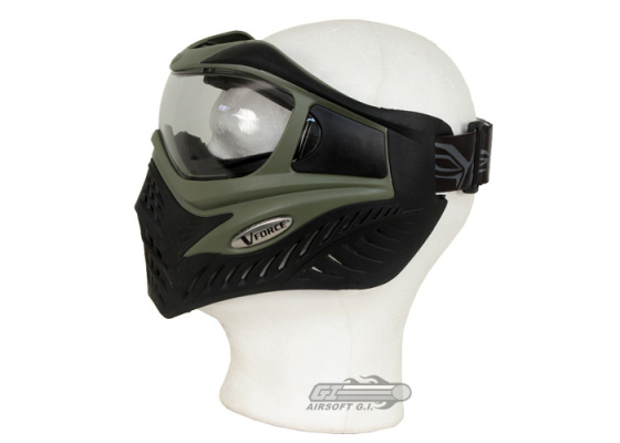 V-Force Grill Anti-Fog Full Face Mask ( OD / Black )