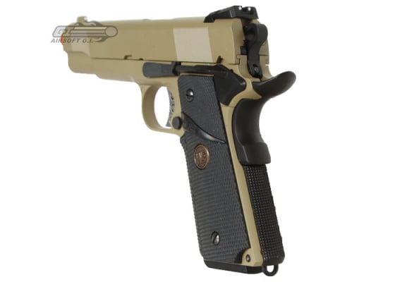 WE Desert Warrior MEU 1911 GBB Airsoft Pistol ( Tan )