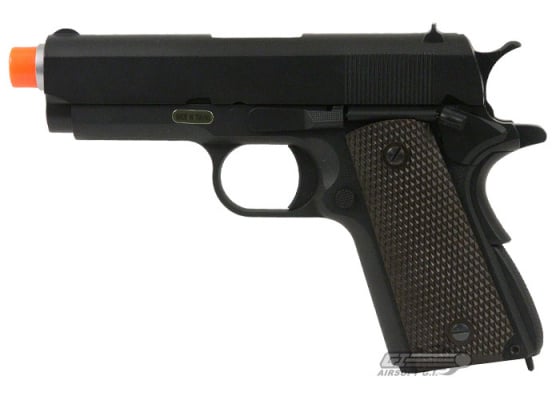 WE 3.8 1911 Officer GBB Airsoft Pistol ( Black )