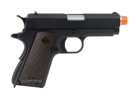 WE 3.8 1911 Officer GBB Airsoft Pistol ( Black )