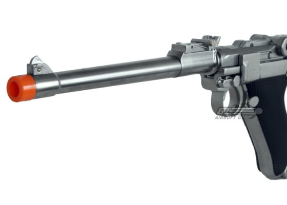 WE P08L Luger GBB Airsoft Pistol ( Silver ) WE P08L Luger GBB Airsoft Pistol ( Silver )