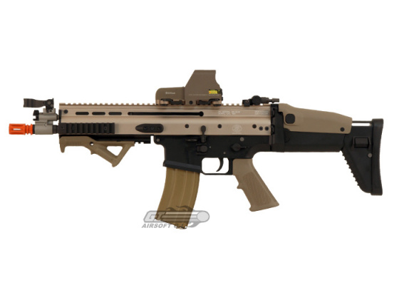 WE Open Bolt FN Herstal SCAR-L MK16 Carbine GBB Airsoft Rifle ( Black / Tan )