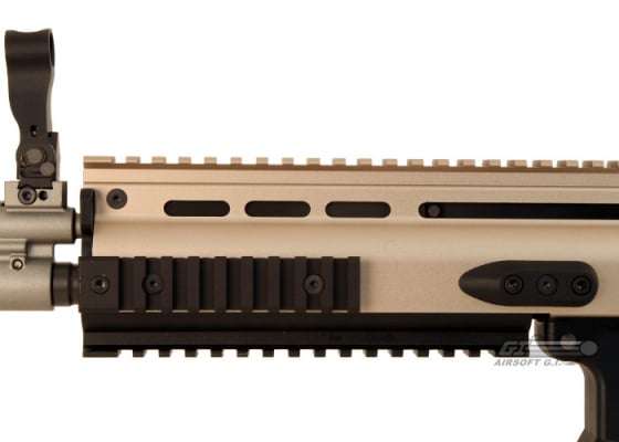 WE Open Bolt FN Herstal SCAR-L MK16 Carbine GBB Airsoft Rifle ( Black / Tan )