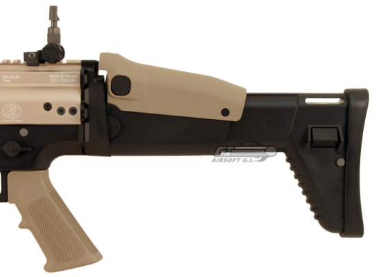 WE Open Bolt FN Herstal SCAR-L MK16 Carbine GBB Airsoft Rifle ( Black / Tan )