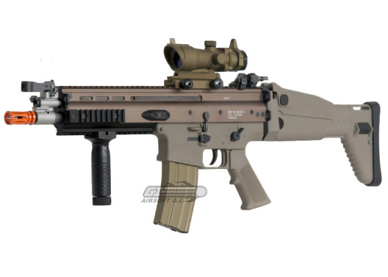 (Discontinued) WE Full Metal MK16 Light Gen 3 GBB Rifle Airsoft Rifle ( Tan )