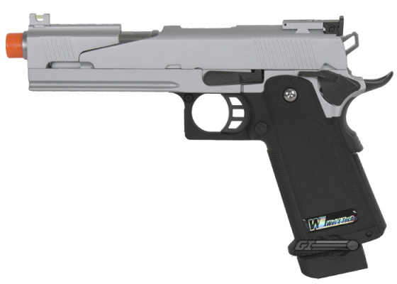 WE Silver Dragon 5.1 A 1911 Hi Capa GBB Airsoft Pistol ( Silver ) WE Silver Dragon 5.1 A 1911 Hi Capa GBB Airsoft Pistol ( Silver )
