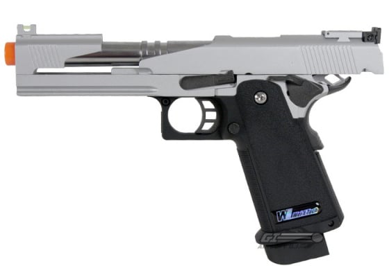 WE Silver Dragon 5.1 A 1911 Hi Capa GBB Airsoft Pistol ( Silver ) WE Silver Dragon 5.1 A 1911 Hi Capa GBB Airsoft Pistol ( Silver )