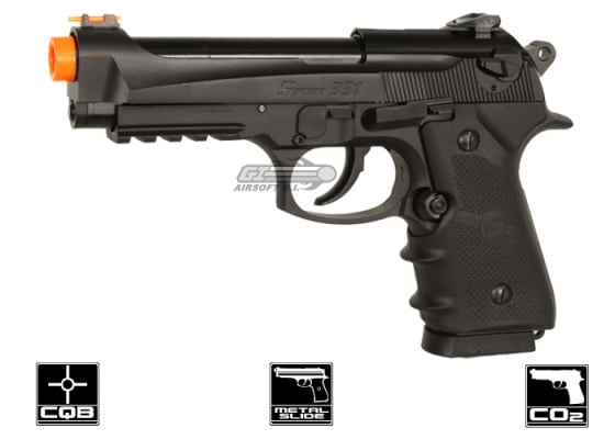 WG Sport 331 Blowback CO2 Airsoft Pistol ( Black )