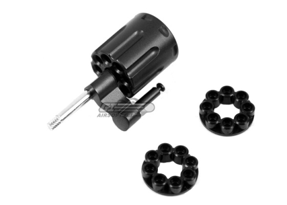 WG CO2 Non-Blowback Revolver Cylinder Set ( Black )