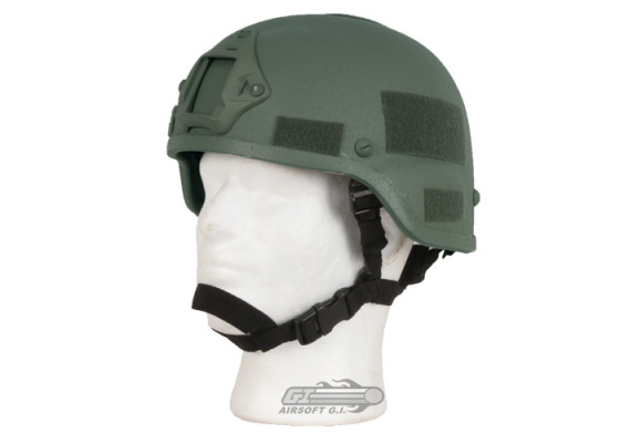 X-Factor MICH 2000 Replica Helmet with NVG Mount ( OD Green )