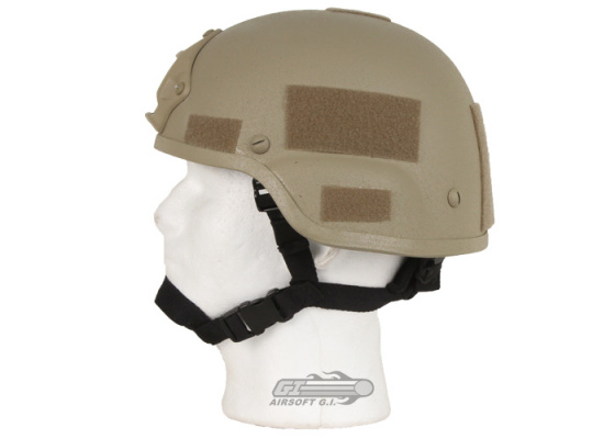 X-Factor MICH 2000 Replica Helmet with NVG Mount ( Tan )