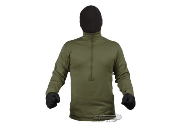 Condor Outdoor Base II Zip Pullover ( OD Green / Large )