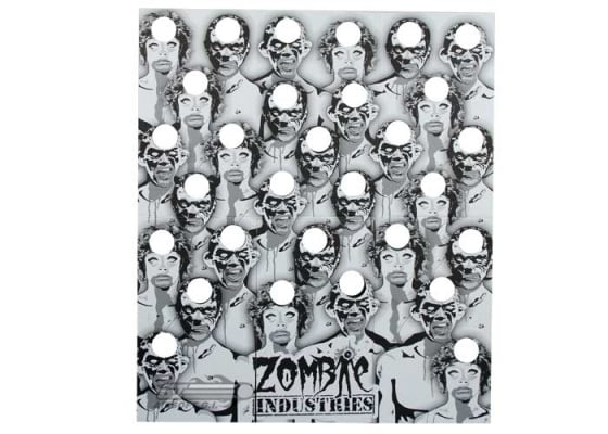 Zombie Industries Zombie Face Off Outbreak Cardboard Target ( 66 x 57" )