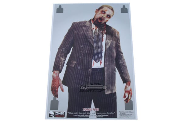 Zombie Industries "Fred" Zombie Targets Paper Target ( 23 x 35" )