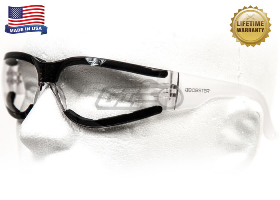 Bobster Shield 3 Clear Lens Sunglasses w/ Anti-fog ( Clear )