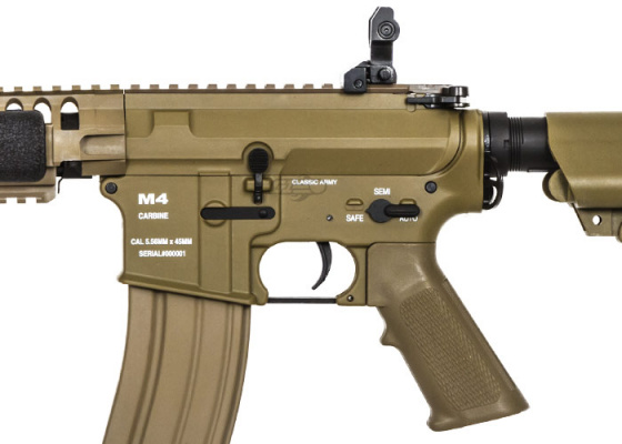 Classic Army Skirmish CA4A1 EC1 M4 RIS CQB Carbine AEG Airsoft Rifle ( Flat Dark Earth )