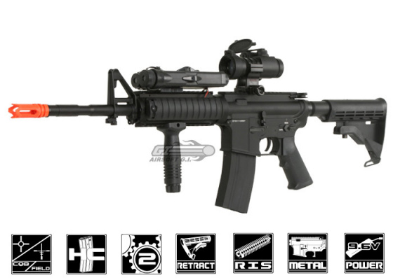 D Boy M4 RIS Carbine AEG Airsoft Rifle ( Black )