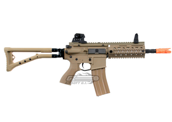 G&G Combat Machine GR4 100Y Folding DST M4 Carbine Blow Back AEG Airsoft Rifle ( Tan )