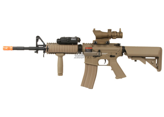 G&G TR16 R4 Commando DST M4 Carbine Blowback AEG Airsoft Rifle ( Tan )