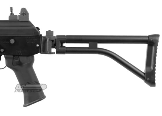 King Arms Galil SAR Carbine AEG Airsoft Rifle ( Black )