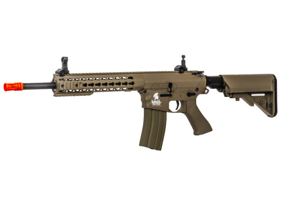 Lancer Tactical LT12TK M4 Keymod Carbine AEG Airsoft Rifle ( Tan )