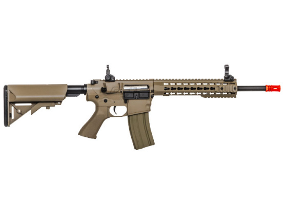 Lancer Tactical LT12TK M4 Keymod Carbine AEG Airsoft Rifle ( Tan )