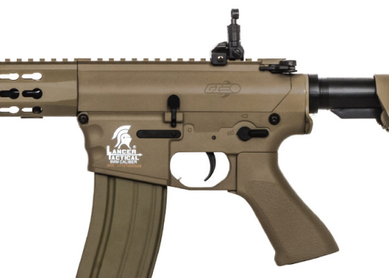 Lancer Tactical LT12TK M4 Keymod Carbine AEG Airsoft Rifle ( Tan )