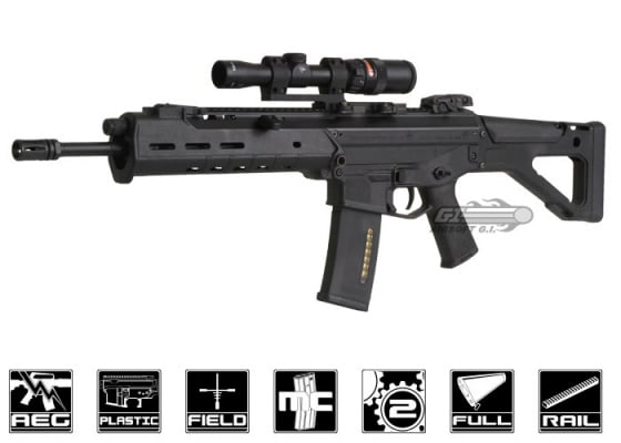 Full Metal PTS Masada ACR AEG Airsoft Gun ( Black )