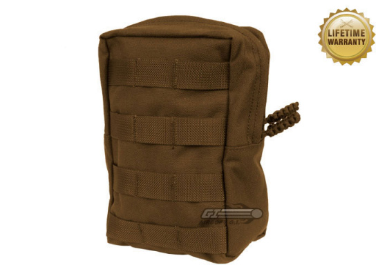 Pantac USA 1000D Cordura Molle Vertical Utility Pouch ( Coyote )