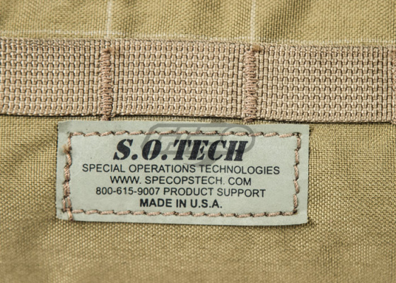 S.O. Tech BLOCS Zippered Accessory Pouch ( Khaki )