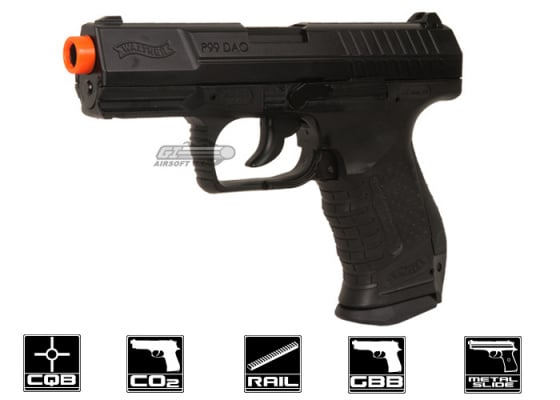 Elite Force Walther P99 DAO Blowback CO2 Airsoft Pistol ( Black )