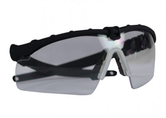 Bravo Airsoft Tactical Eye Protection w/ Clear Lens ( Black )