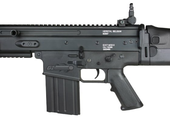 Classic Army Full Metal MK17-H AEG Airsoft Rifle ( Black )