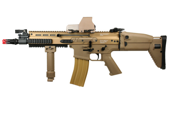 (Discontinued) G&G Full Metal G-MK16 CQC Airsoft Rifle ( Tan )