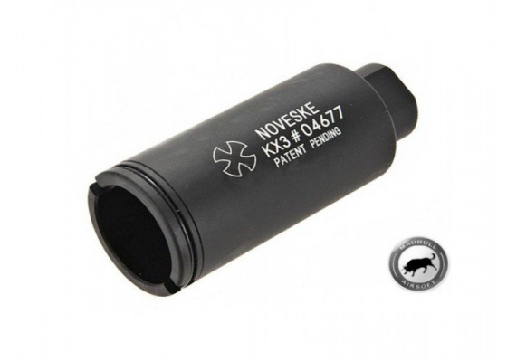 Madbull Airsoft Noveske KX3 Adjustable Amplifier CW Flash Hider ( Black )