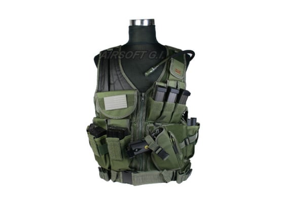 Tactical Crossdraw Vest ( Woodland )