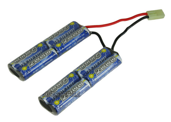 Intellect 9.6v 2000mAh NiMH Nunchuck Battery Intellect 9.6v 2000mAh NiMH Nunchuck Battery