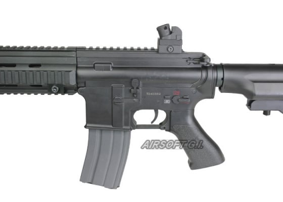 JG 614 AEG Airsoft Rifle w/ Crane Stock ( Black ) JG 614 AEG Airsoft Rifle w/ Crane Stock ( Black )