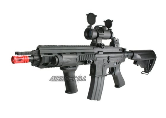 JG 614 AEG Airsoft Rifle w/ Crane Stock ( Black ) JG 614 AEG Airsoft Rifle w/ Crane Stock ( Black )