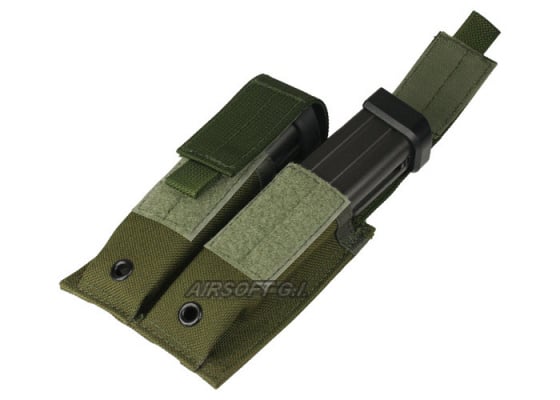 (Discontinued) HSS Pistol Magazine Dual Molle Pouch ( OD Green )