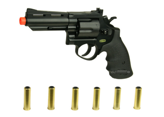 HFC Savaging Bull 4" Revolver Gas Airsoft Pistol ( Black )