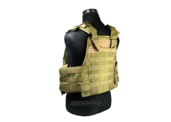 J-Tech Aegis-II Plate Carrier Tactical Vest ( COY Brown / Medium )