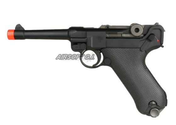 WE P08S Luger GBB Airsoft Pistol ( Black )