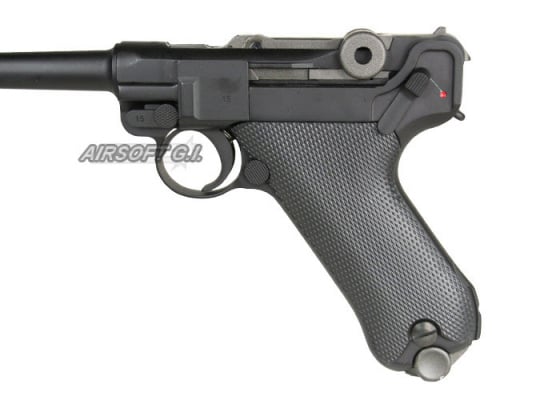 WE P08S Luger GBB Airsoft Pistol ( Black ) WE P08S Luger GBB Airsoft Pistol ( Black )