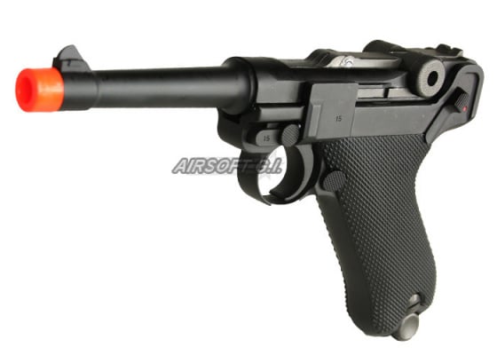 WE P08S Luger GBB Airsoft Pistol ( Black ) WE P08S Luger GBB Airsoft Pistol ( Black )