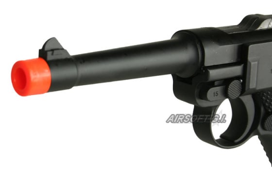 WE P08S Luger GBB Airsoft Pistol ( Black ) WE P08S Luger GBB Airsoft Pistol ( Black )