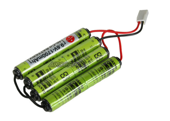 Sanyo 9.6v 1700mAh NiCd 4 Sticks Battery Sanyo 9.6v 1700mAh NiCd 4 Sticks Battery